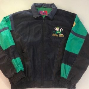 Vintage Notre Dame Wind Breaker XL